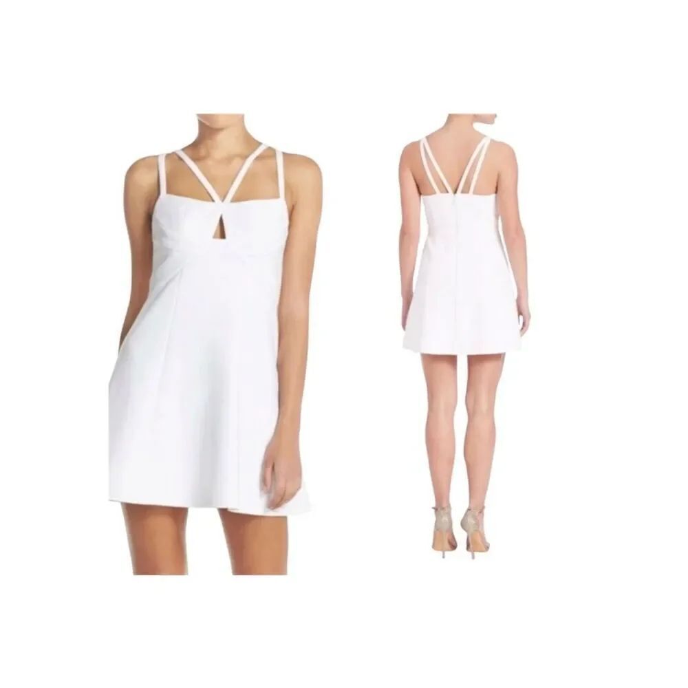 BCBGMaxAzria Charlot Strappy Mini Dress EUC